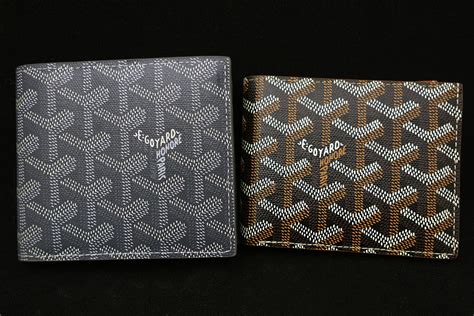 fake vs real goyard|authentic goyard wallet.